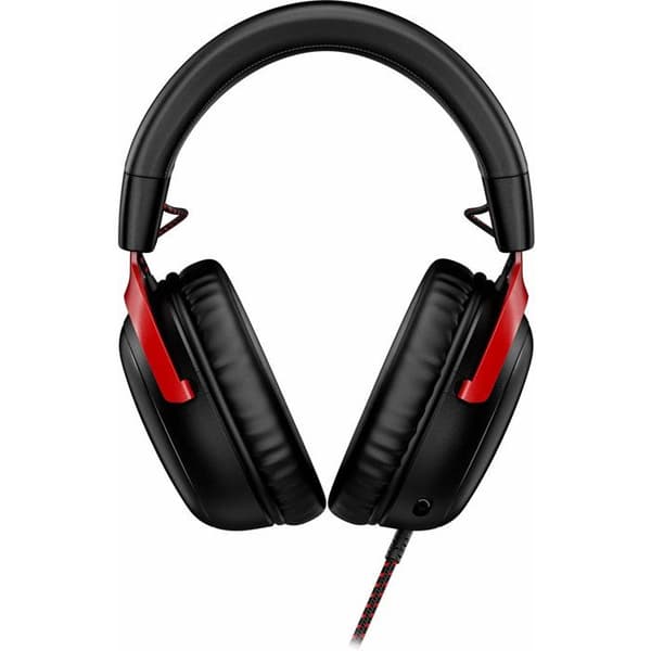 Wired Gaming Headset - HyperX Cloud III - för PC & konsol - Svart/Röd
