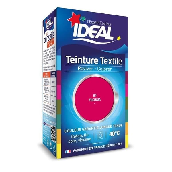 Flytande bomullsfärg - 40 ml - fuchsia 04