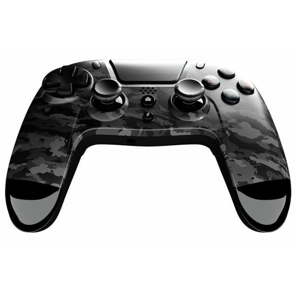 Gioteck - VX4 Camo Mörkgrå bluetooth premium trådlös handkontroll för PS4 och PC