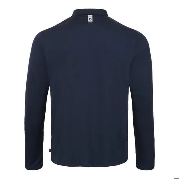Musto Evo Crew långärmad UV-skyddad polo - marinblå