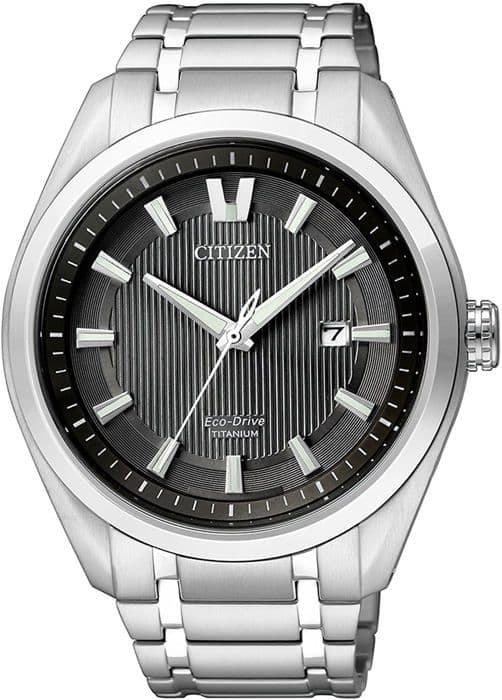 Klocka - CITIZEN - AW1240-57E - Kvarts - Silver - Titan/Stål - Klassisk Herr