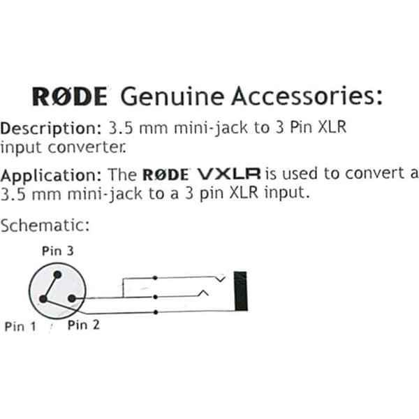 Rode VXLR-adapter