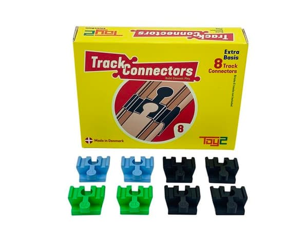 Byggsats - TOY2 - Extra Basic - 8 spårkontakter - BRIO & LEGO DUPLO kompatibel