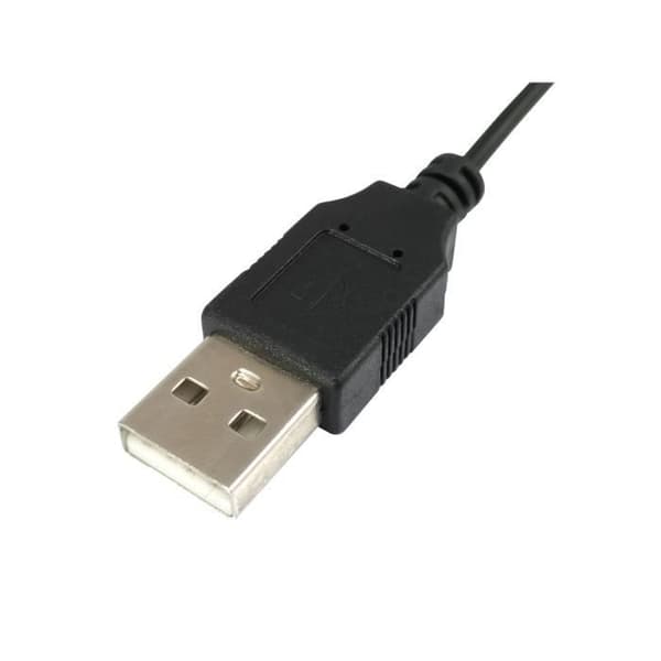 USB-optisk mus - EQUIP - 245107 - 1000 DPI - Ambidextrous - Svart