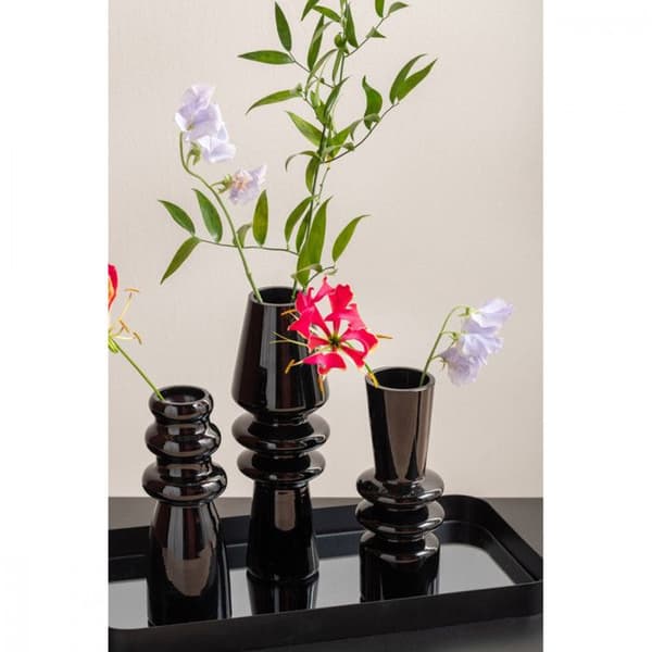 Sparkle Bottle Vas - Present Time - Svart -