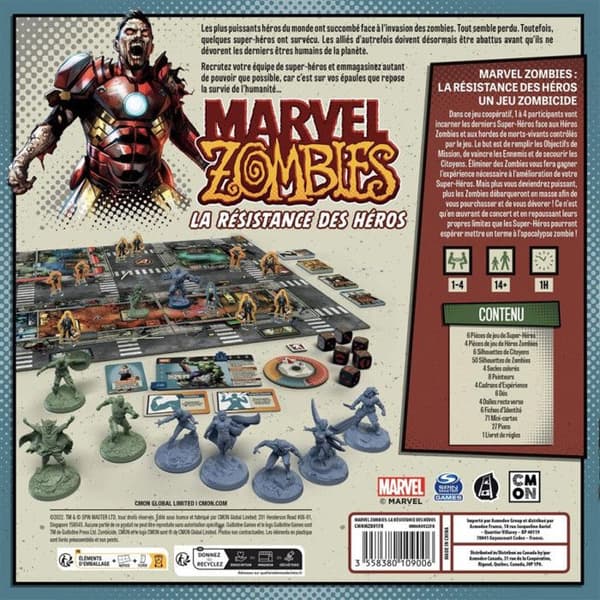 Marvel Zombies - Hjältarnas Motstånd - Brädspel