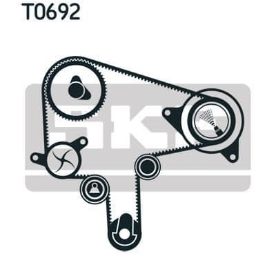 TIDSKIT + PUMP SKF VKMC 94920-1