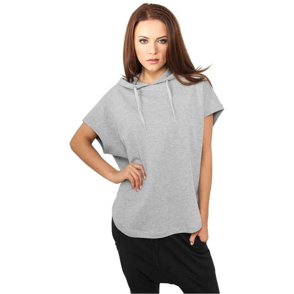 Sweatshirt med huva dam Urban Classic basic frotté