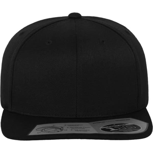 Flexfit 110 Fitted Snapback Cap - svart