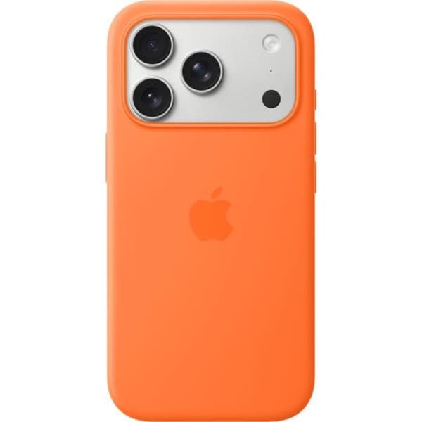 APPLE iPhone 17 Pro - Silikonskal med MagSafe - Orange
