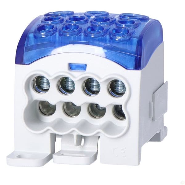 Universell distributionsblock SUB 270 Al/Cu 82070 SIMBLOCK, blå