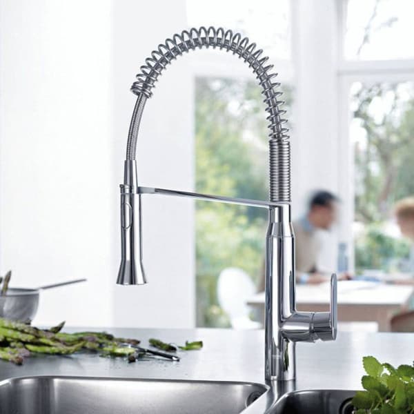 Blandare - GROHE - K7 medium - Svängbar - Krom - Diskbänk
