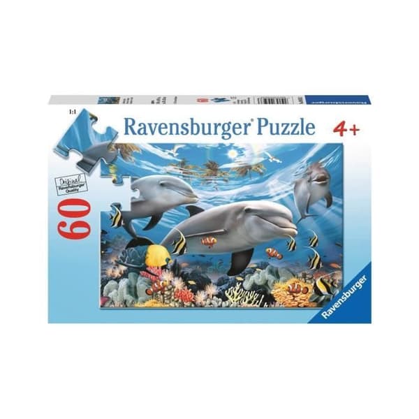 Pussel Ravensburger - Karibiska leenden, 60 bitar