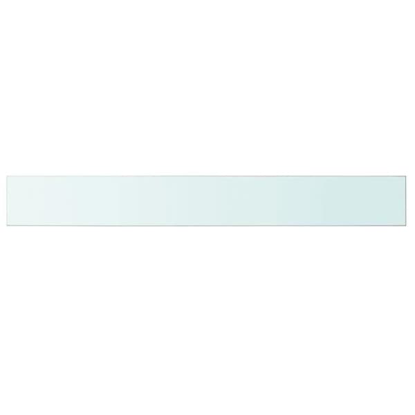 vidaXL Hyllpanel Klarglas 100 x 12 cm
