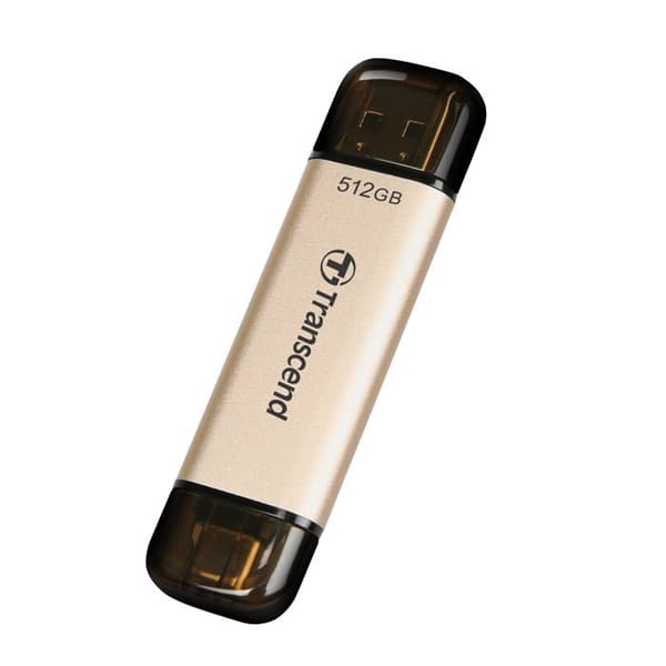 USB-minne - Transcend - JetFlash 930C - 512 Go - USB-C / USB-A - Kompatibel med smartphones och PC