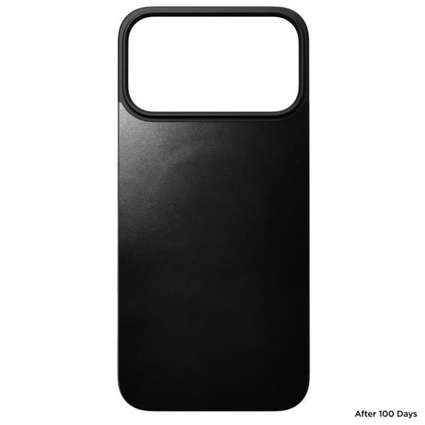 Läderfodral - NOMAD - iPhone 17 Pro Max - Svart Horween - Kompatibel med MagSafe - Optimal skydd