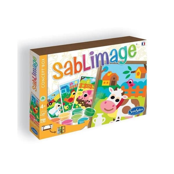 Sablimage djur på gården