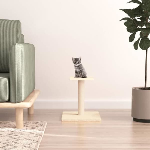 vidaXL Kattträd med Platform Cream 38 cm 171735