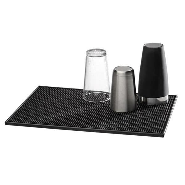 Barmatta 30 x 15 cm - Aps Svart