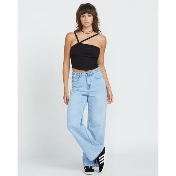 Volcom Stoned Bf Hirise Blue Bird Byxor Dam