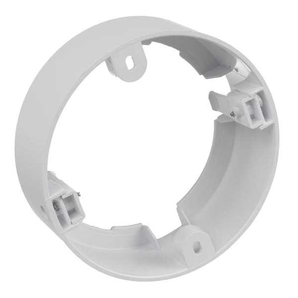 Adapterram - MACLEAN - MCE376 R - 9W LED-panel - Rund 120mm - Vit plast