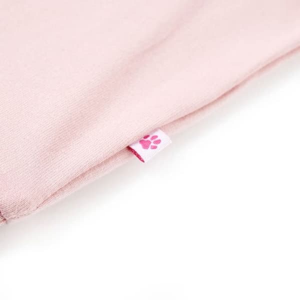 Ljusrosa sweatshirt för barn 92/104/116/128/140