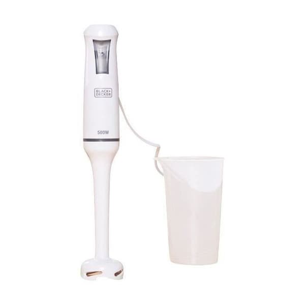 BLACK & DECKER - Stavmixer - 500W - vit - BXHB500E