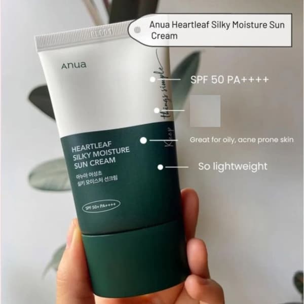 Anua Heartleaf Silky Moisture Sunspray SPF 50+ PA++++ - 50ml