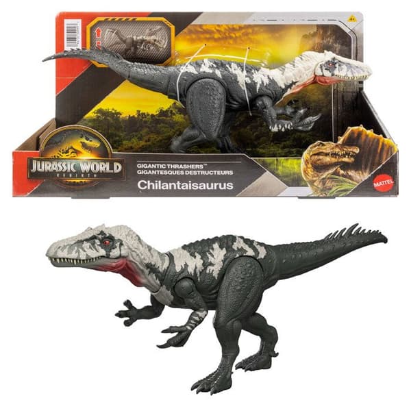 Jurassic World - Rörlig figur Chilantaisaurus Stora fälla - Lektoy - Jurassic World - JGB95