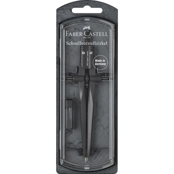 Kompass - Faber-Castell - Ström 2019 - Snabbinställning - Modern design - Grå