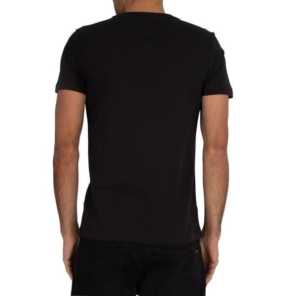 Tommy Hilfiger Herr Core Logo T-shirt, svart