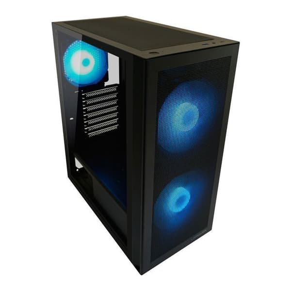 PC-chassi LC-Power - Gaming 717B - Optimerad kylning - Modern anslutning - Svart
