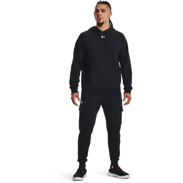 Rival Fleece Hoodie - Under Armour - Herr - Svart