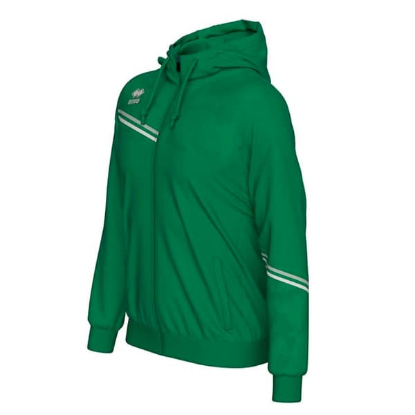 Errea Eber hoodie - grön/grå/vit
