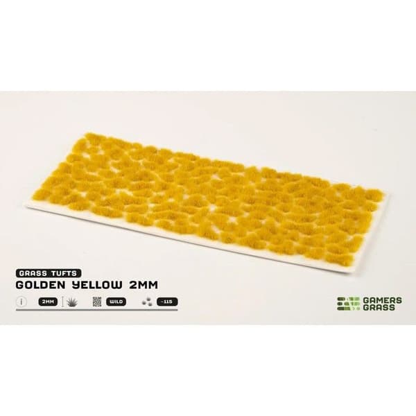 Gamers Grass Guldgult (2 mm)