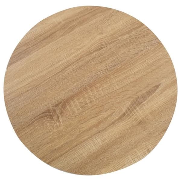 vidaXL Bistrobord Ljusbrun 60 cm MDF