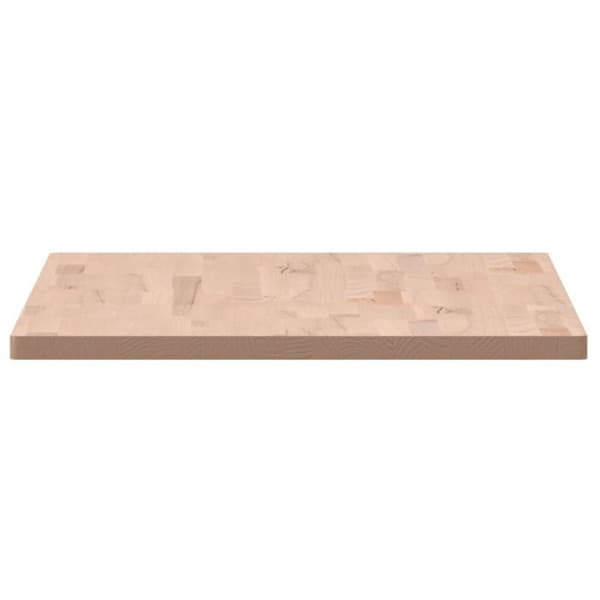 vidaXL bordsskiva 100x60x2,5 cm rektangulär massiv bok 3188885