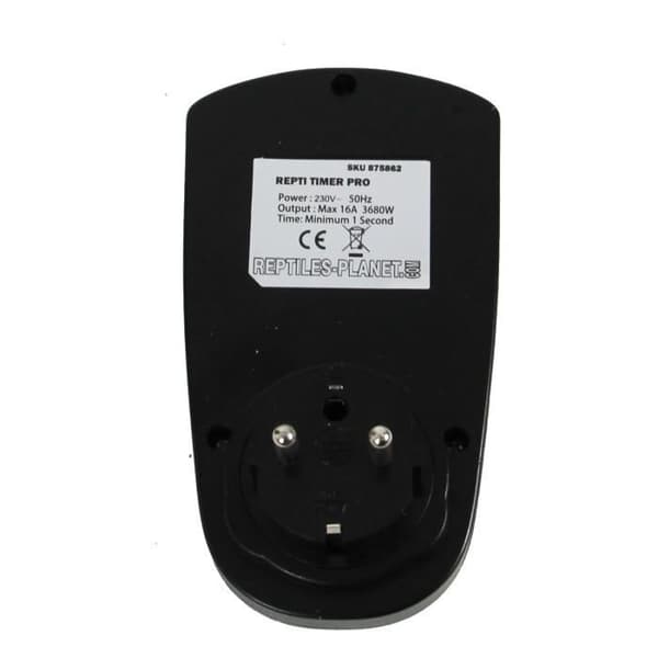 Elektronisk timer - REPTILES-PLANET - Repti Timer Pro - Svart - Programmerbar - Kontroll av dimma