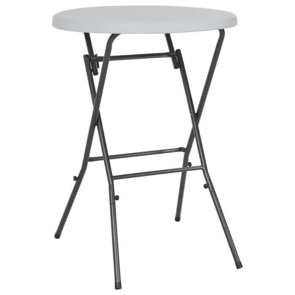 vidaXL Fällbart Barbord Vit 80 x 110 cm HDPE