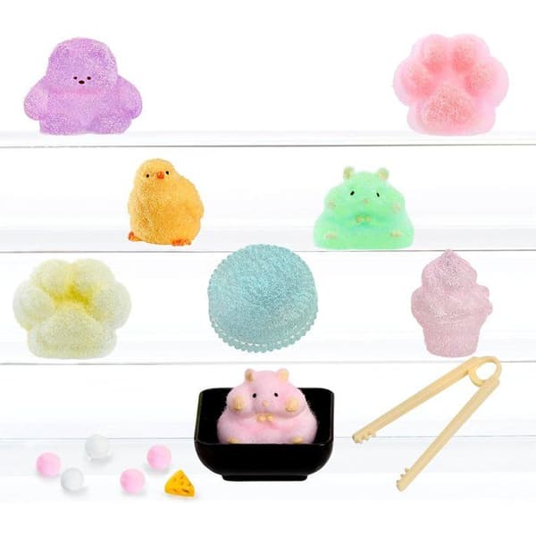 Tataba Squishy - Samlarobjekt - Opaque Förpackning med DIY Flokkeringspulver - Tillbehör - 18 samlarobjekt