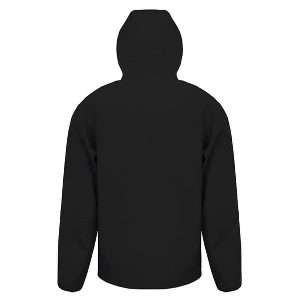 Result 3-lagers softshell jacka med huva - svart / svart