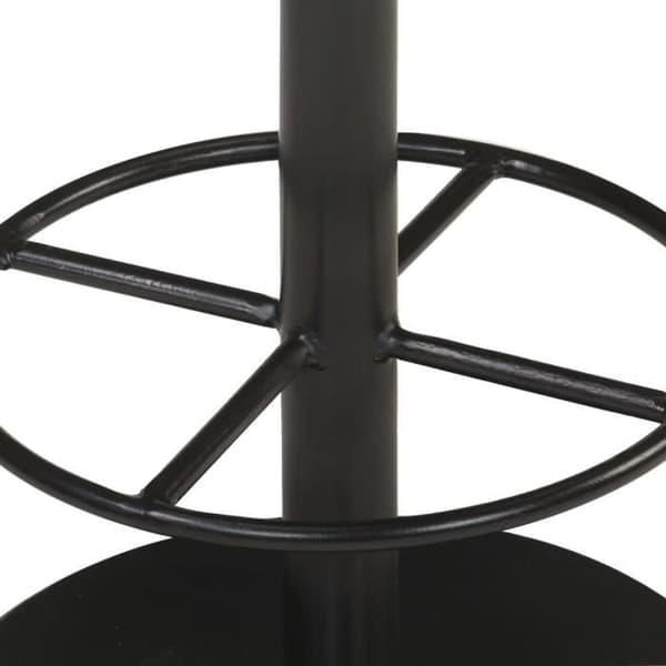 Barstol - vidaXL - Grå - Äkta läder - 37 x 76 cm - Modern design