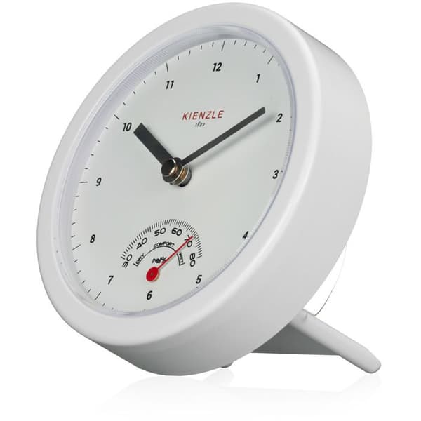 Badrumsklocka - KIENZLE - Quartzmekanism - Inbyggd hygrometer - Sprutsäker