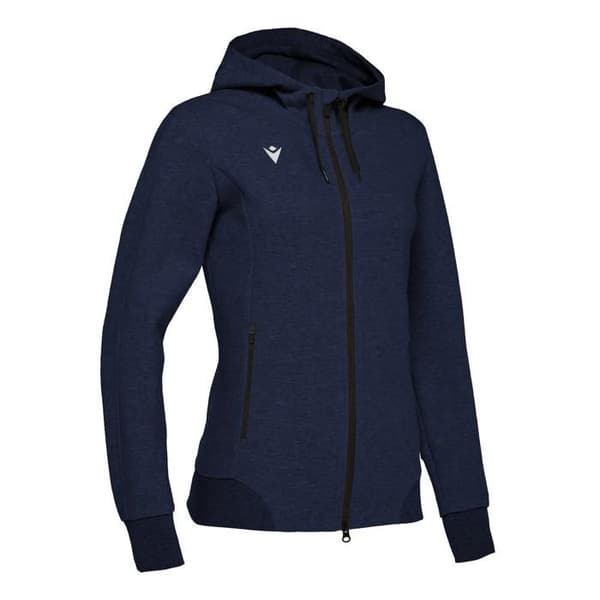 Zip hoodie dam Macron lyra - marin