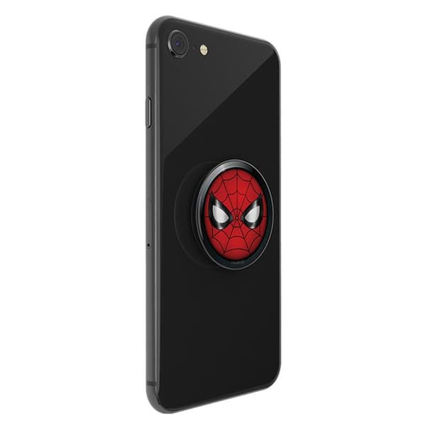 Telefonstöd PopSockets - PopGrip - Marvel Spider-Man ikon (Glänsande)