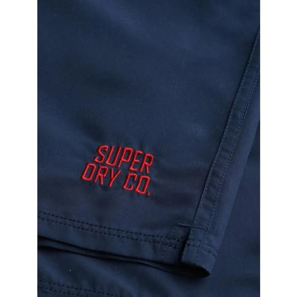 Superdry Herr Essential 16 Badbyxor Blå Syntetisk