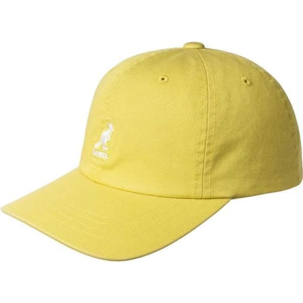Kangol Washed Baseball Keps - citronsorbet - TU