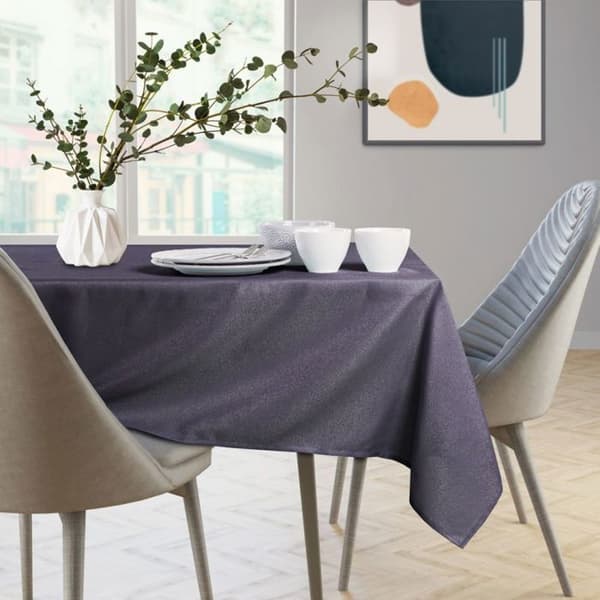 Bordduk - Empire - Lila - Rund 140 cm - Fläckavvisande polyester