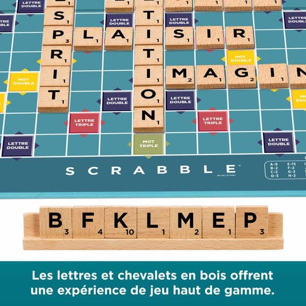Scrabble klassisk - 2 i 1 - Mattel Games - JGR63