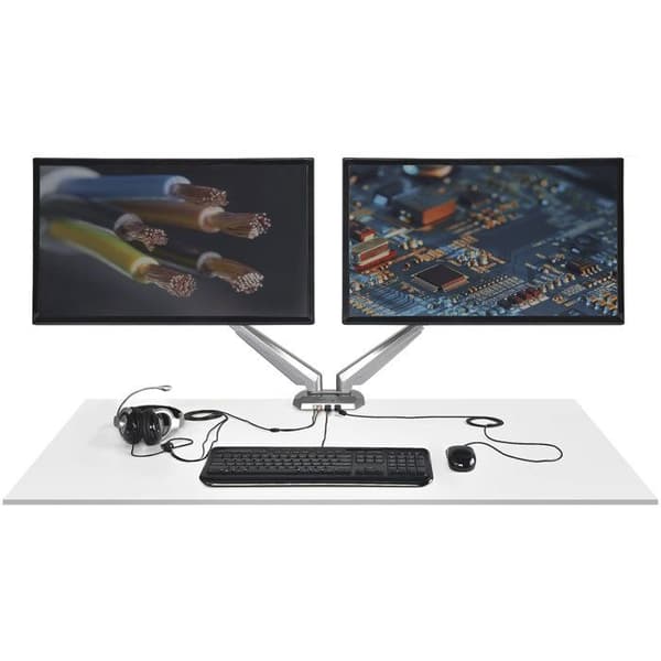 STARTECH Dubbelarm för ARMSLIMDUOS PC-skärmar - Svart - 15 "-32"